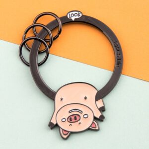 piggy key rings