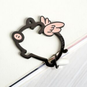 mini pig key ring