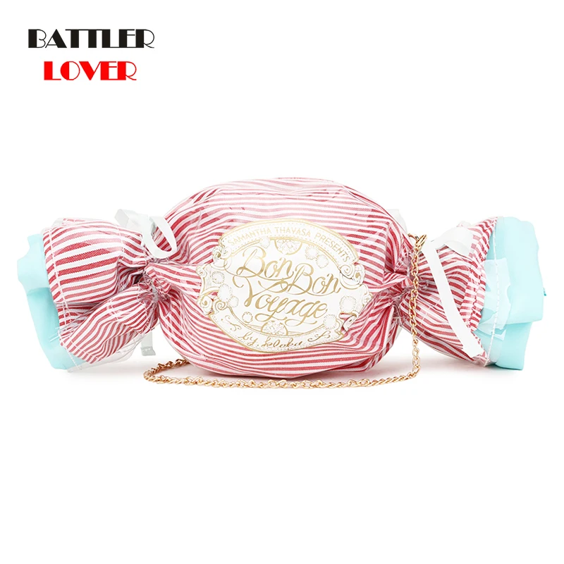 Cute Candy Design Handbags For Women Purses PVC Day Clutches Chain Crossbody Mini Messenger Bag Sugar Pouch Ladies Shoulder Bags