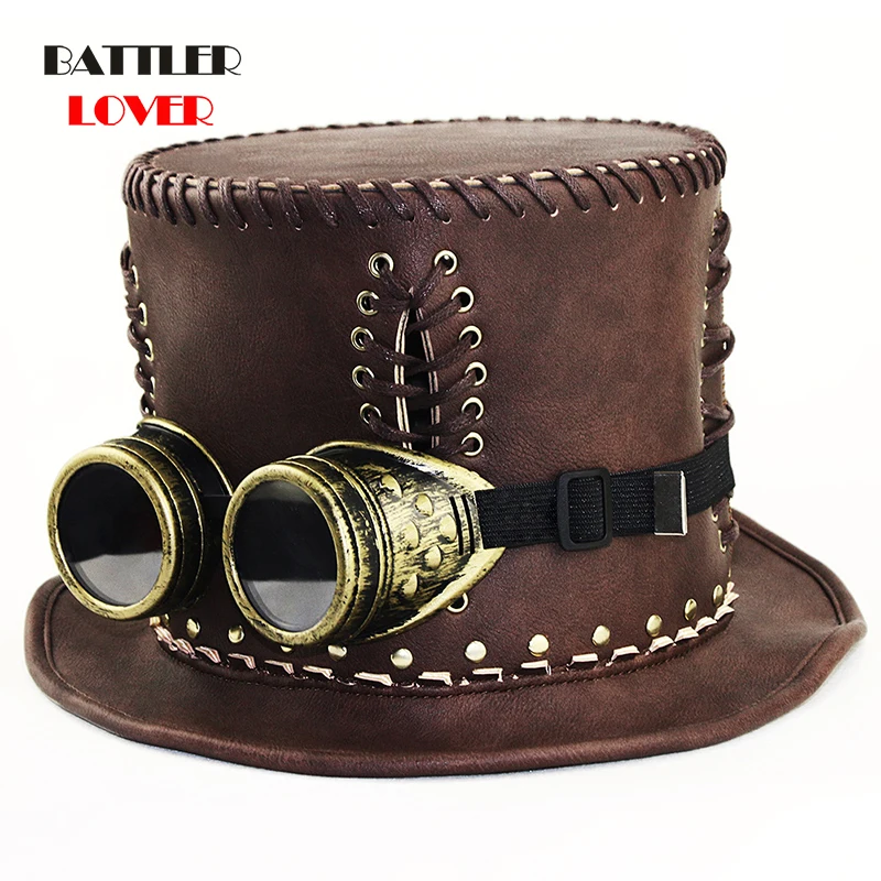 Hot Sale Victorian Steampunk Industrial Retro Gentleman Hat Woman Lolita Dance Party Hat Halloween Cosplay Prop Unisex Display